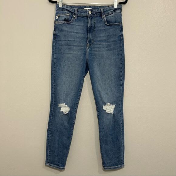 Lovers + Friends Mason High Rise Skinny Jeans Madrid Blue Women's Size 30 - Picture 5 of 15